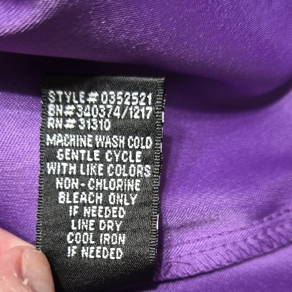 Alyx Beautiful Vibrant Purple Sleeveless Above Knee Dress Size 4 - Picture 9 of 9